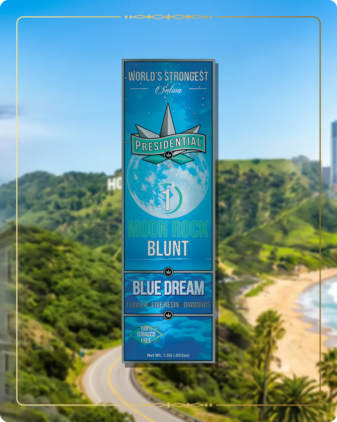 Blue Dream Presidential blunt for the California blunts page