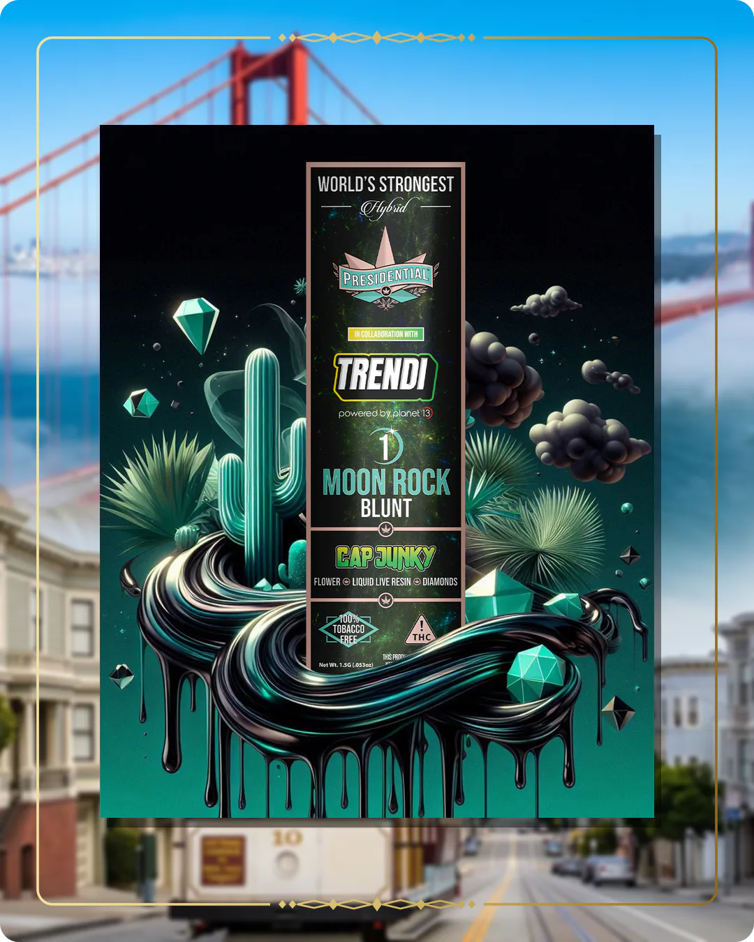 Cap Junky Presidential blunt variant 2 for the California blunts page