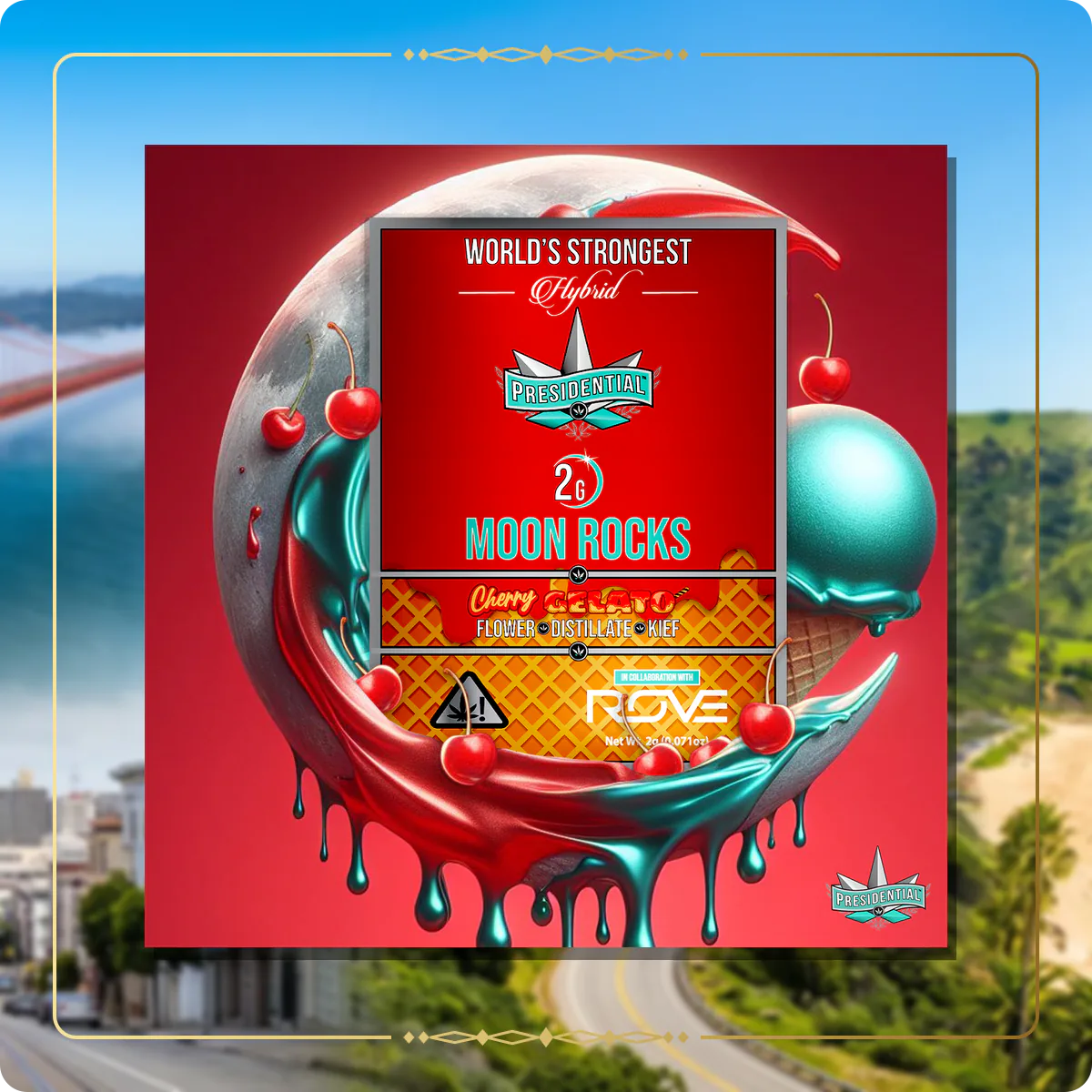 Cherry Gelato Presidential Moon Rock variant 3 for the California Gold page