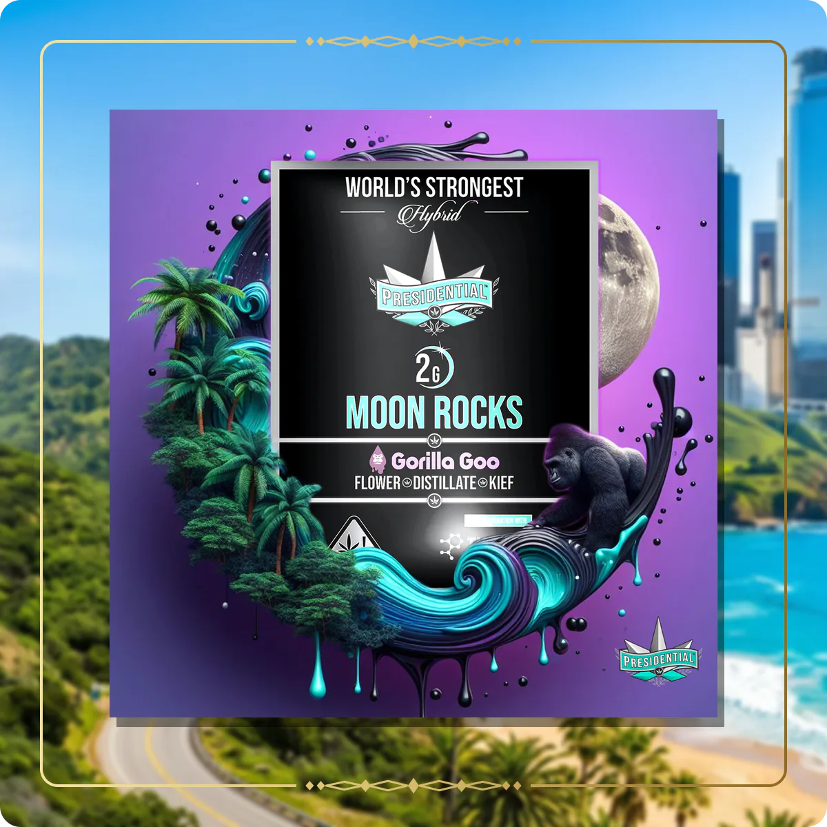 Gorilla Goo Presidential Moon Rock variant 3 for the California Moon Rocks page