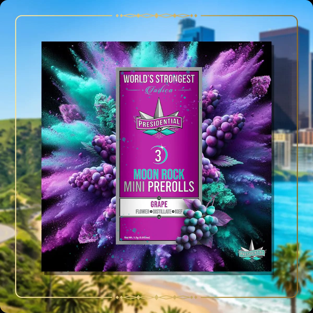 Grape Presidential mini variant 3 for the California Silver page