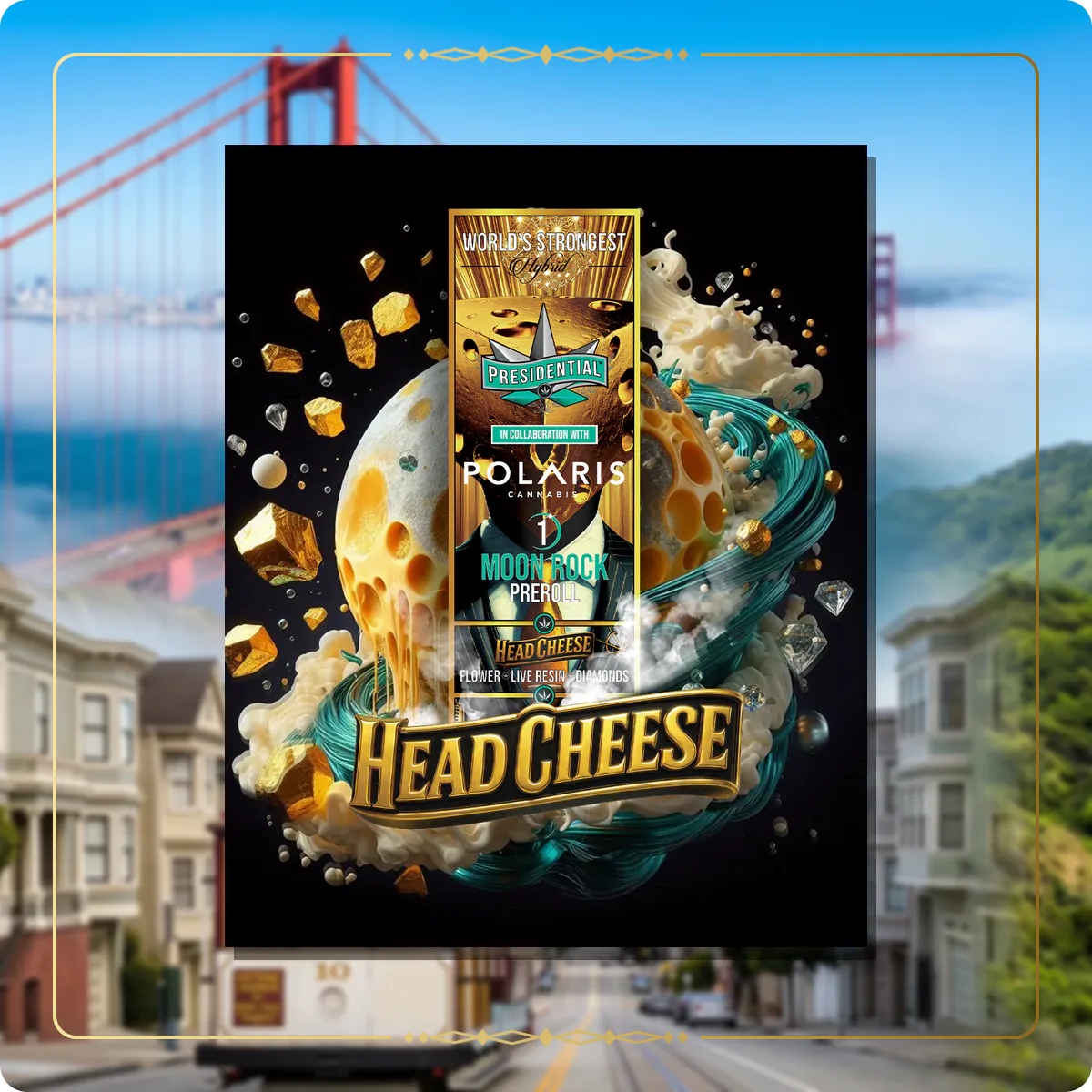 Head Cheese Presidential pre-roll variant 2 for the California pre-rolls page