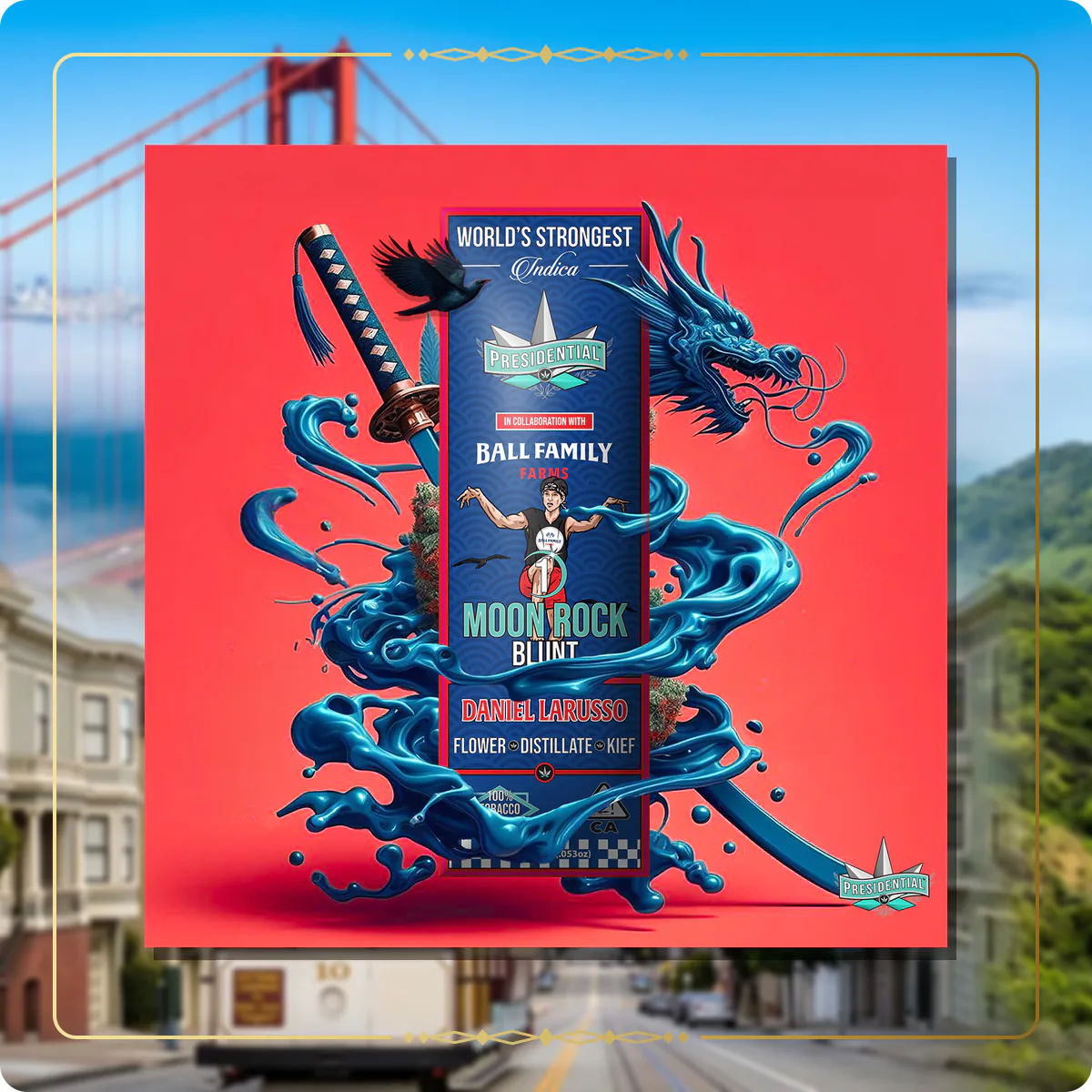 Daniel LaRusso Presidential blunt for the California blunts page