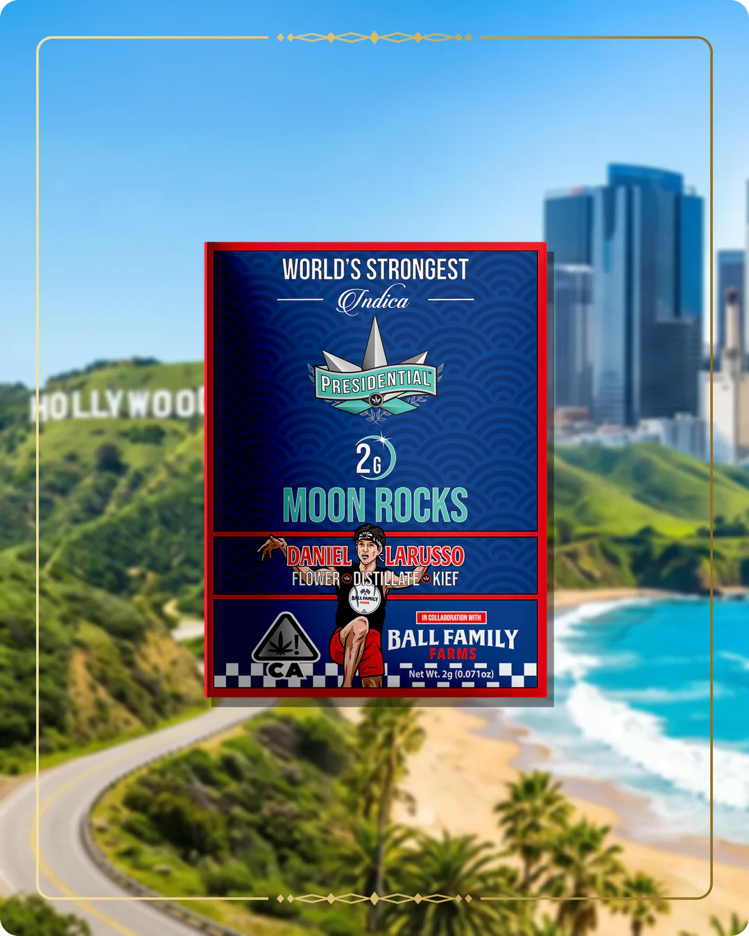 Daniel LaRusso Presidential Moon Rock variant 2 for the California Moon Rocks page