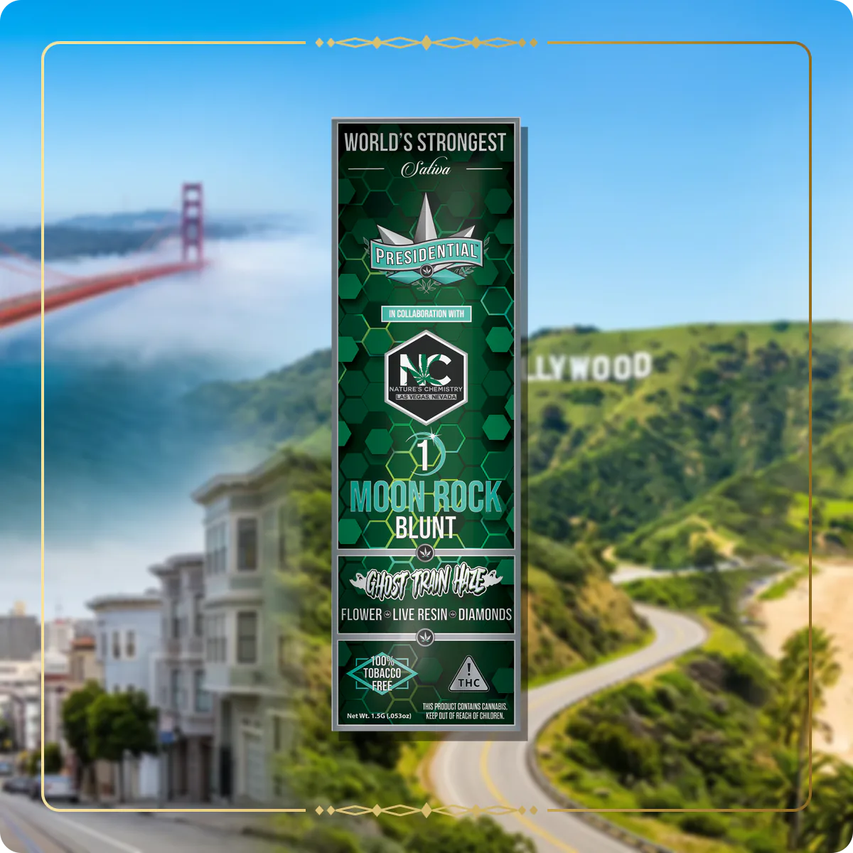Ghost Haze Train Presidential blunt variant 2 for the California blunts page