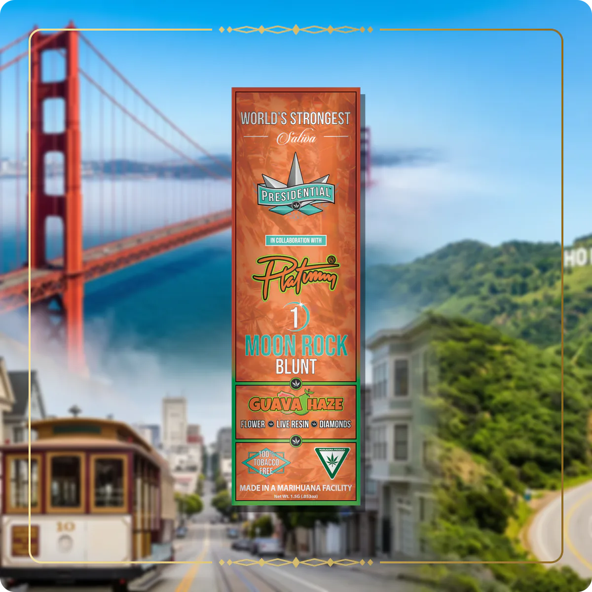 Guava Haze Presidential blunt for the California blunts page