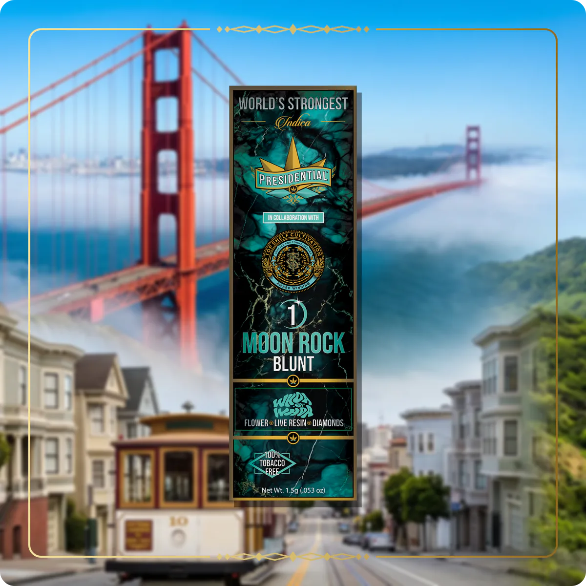 Whoa Si Whoa Presidential blunt for the California blunts page