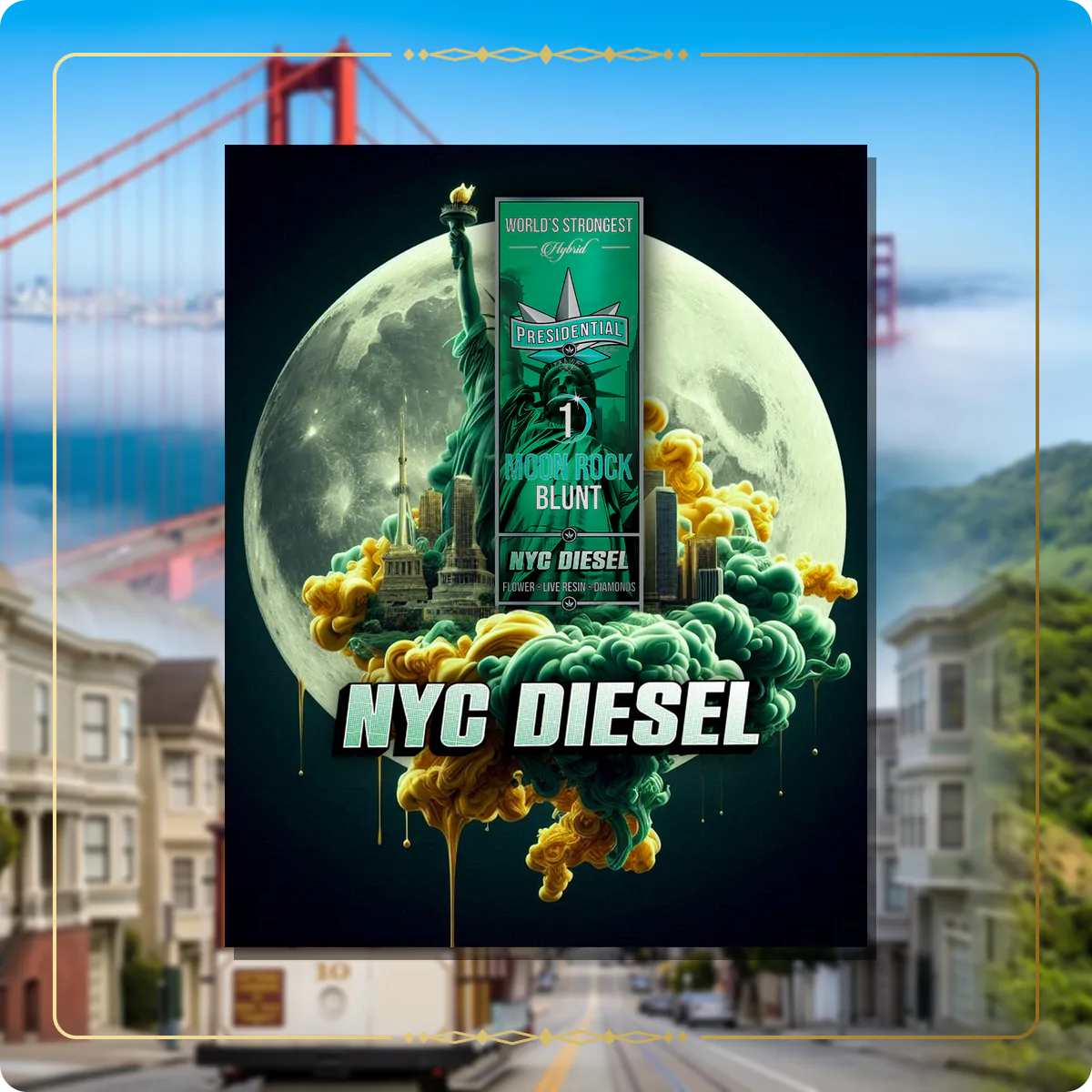 NYC Diesel Presidential blunt for the California blunts page