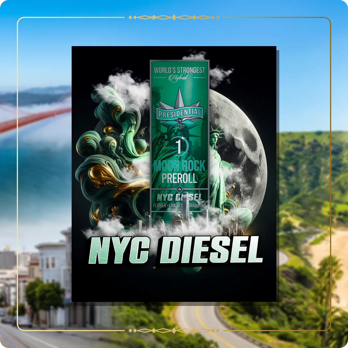 NYC Diesel Presidential pre-roll for the California pre-rolls page