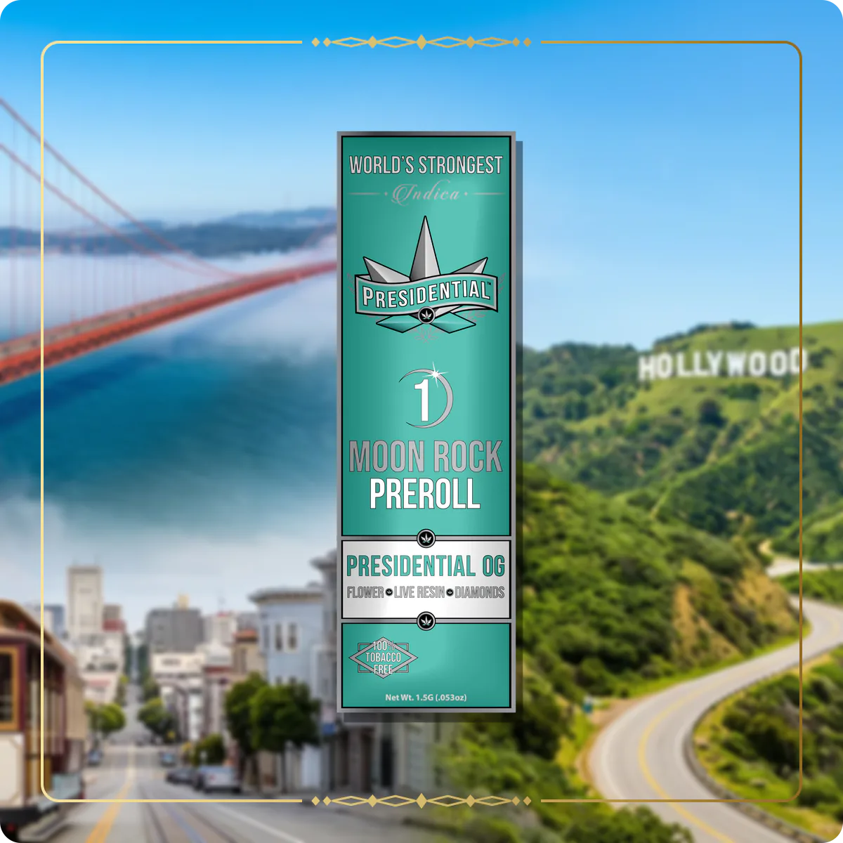 Presidential OG Presidential pre-roll for the California pre-rolls page