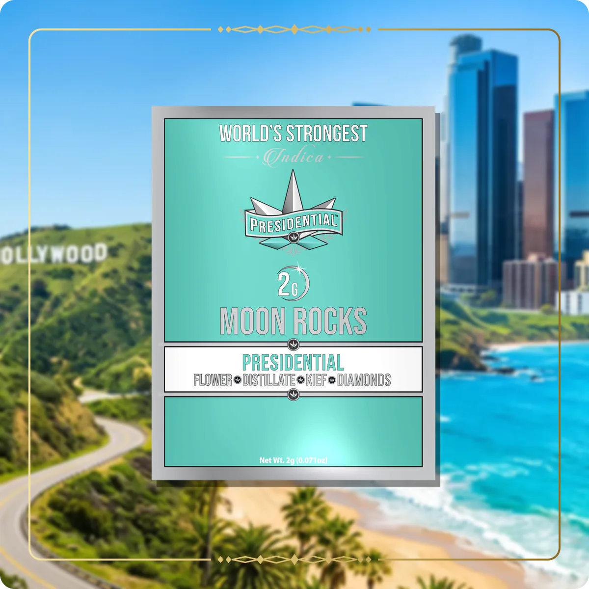 Presidential OG Presidential Moon Rock for the California Moon Rocks page