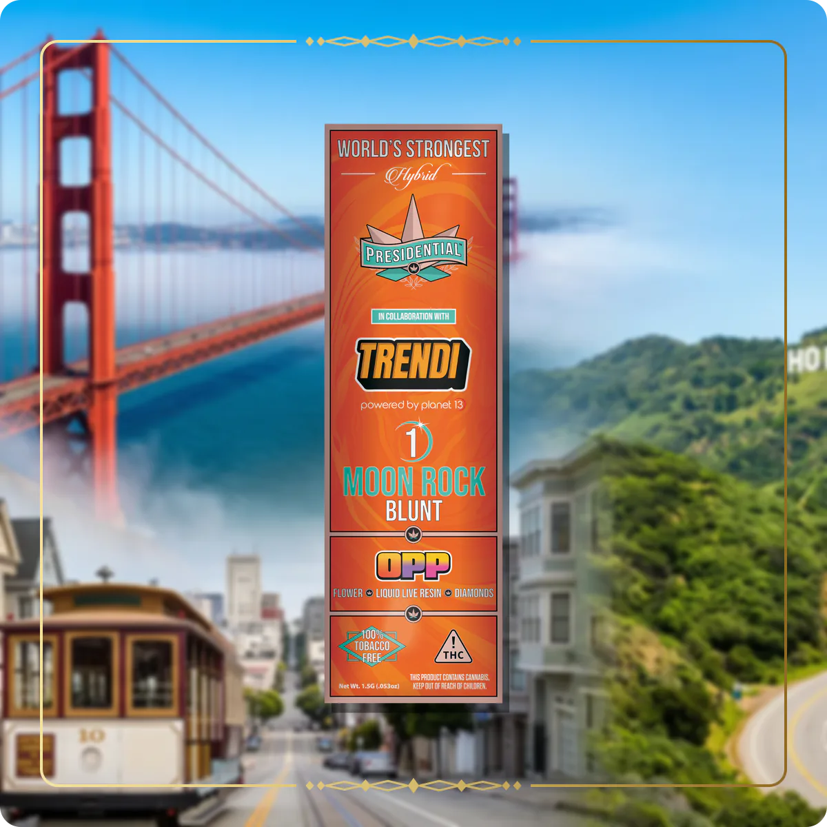 Orange Push Pop Presidential blunt variant 2 for the California blunts page