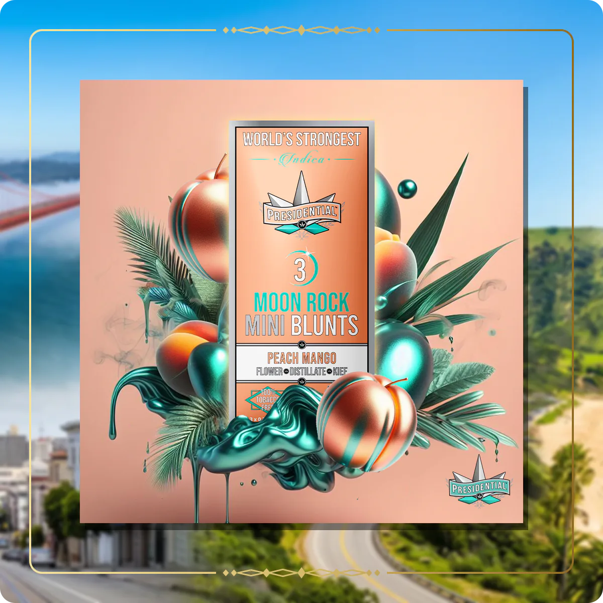 Peach Mango Presidential mini for the California Silver page