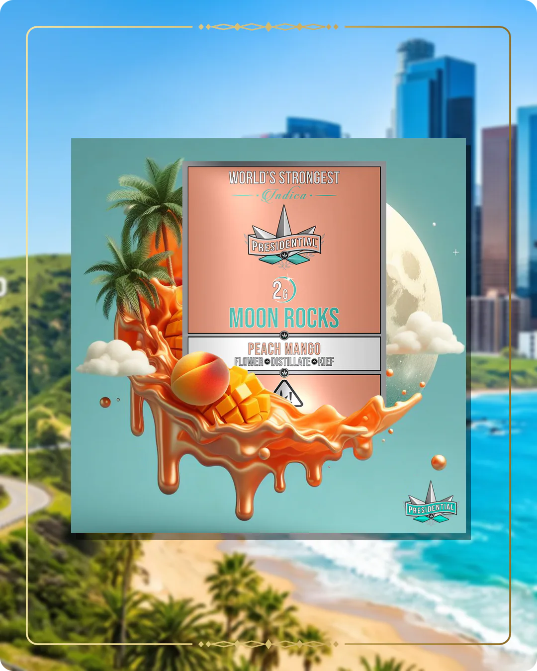 Peach Mango Presidential Moon Rock variant 2 for the California retailers page