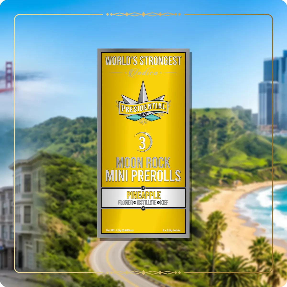 Pineapple Presidential mini variant 2 for the California Silver page