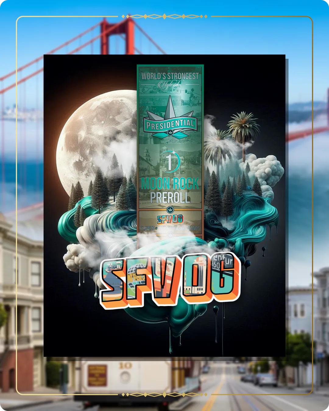 SFV OG Presidential pre-roll for the California home collection