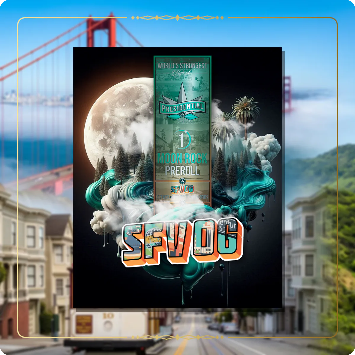 SFV OG Presidential pre-roll for the California pre-rolls page