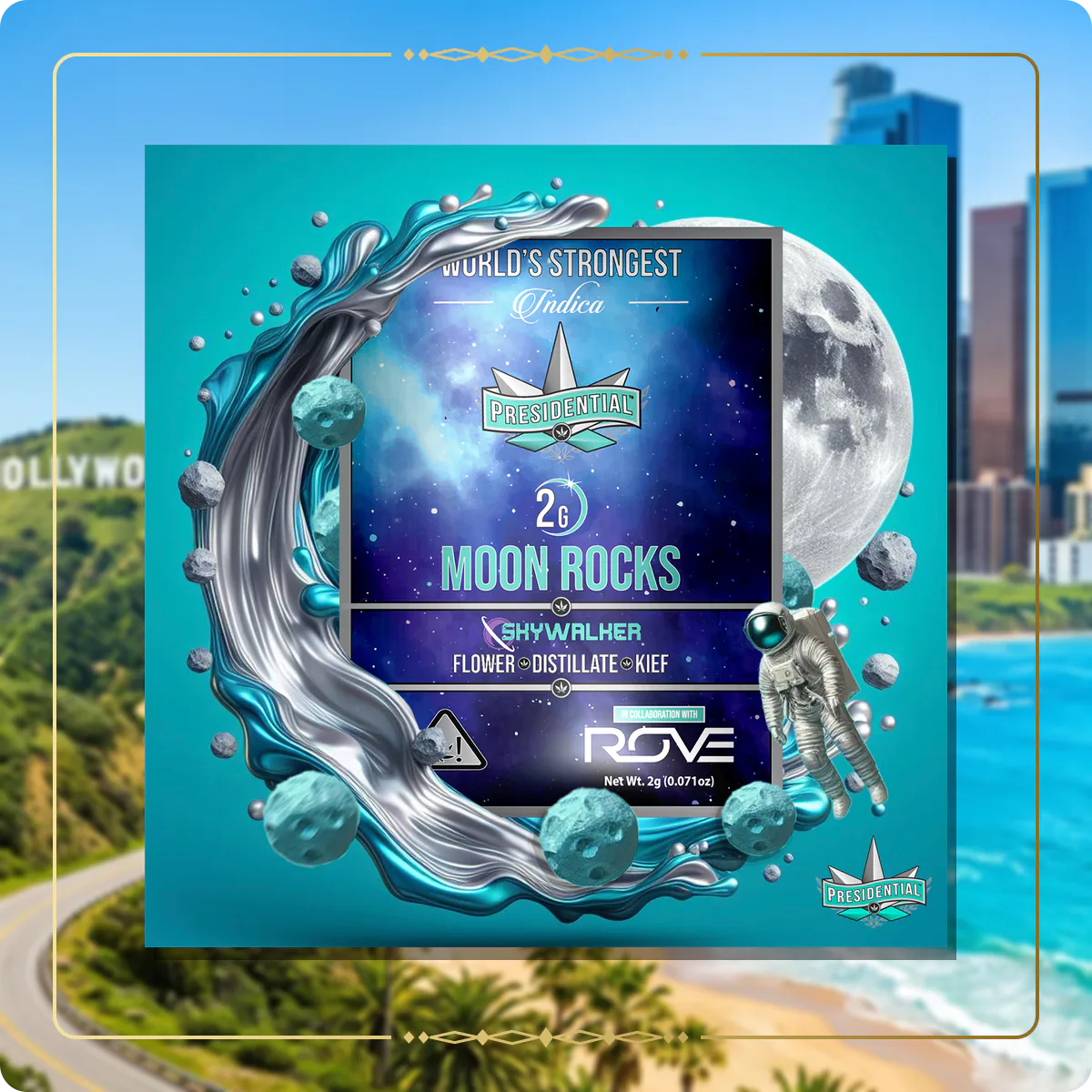 Skywalker Presidential Moon Rock variant 4 for the California Moon Rocks page