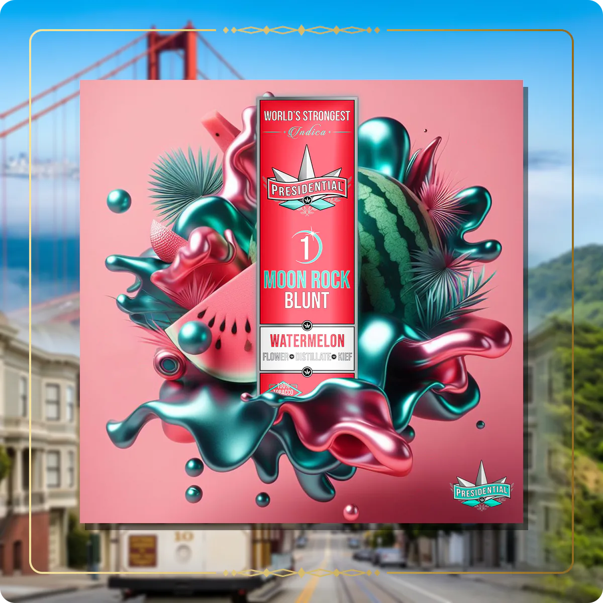 Watermelon Presidential blunt for the California Silver page