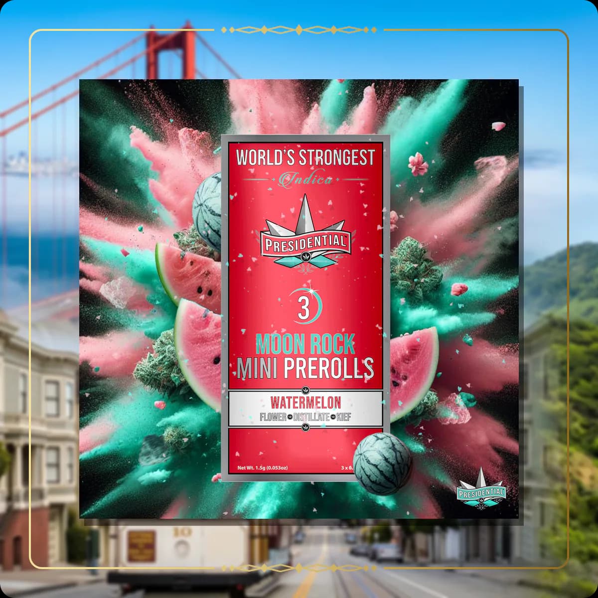 Watermelon Presidential mini variant 4 for the California Silver page