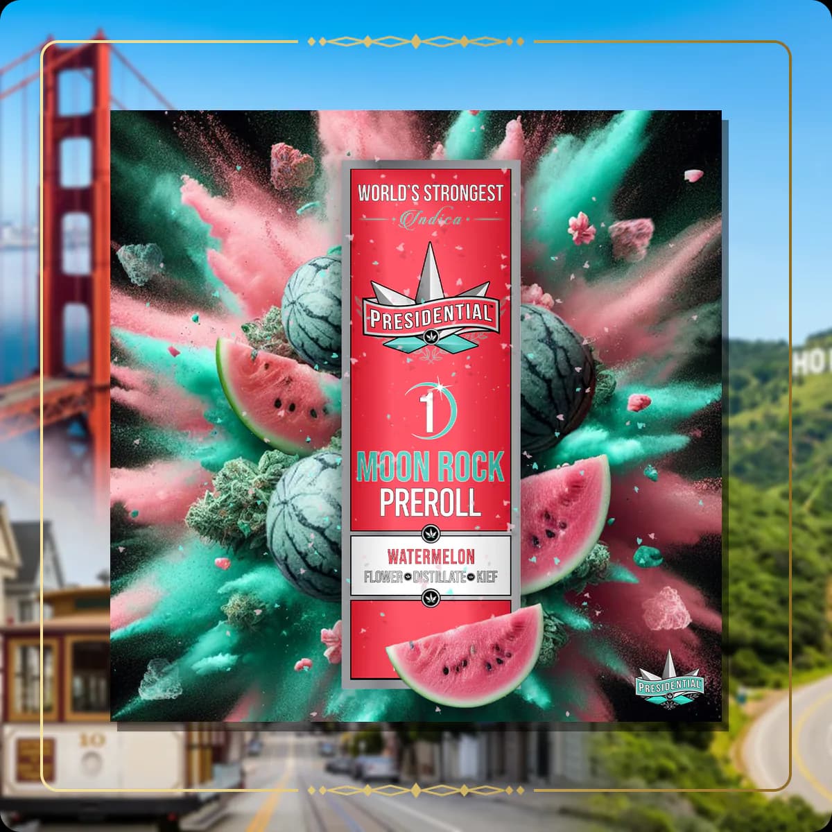 Watermelon Presidential pre-roll variant 2 for the California Silver page
