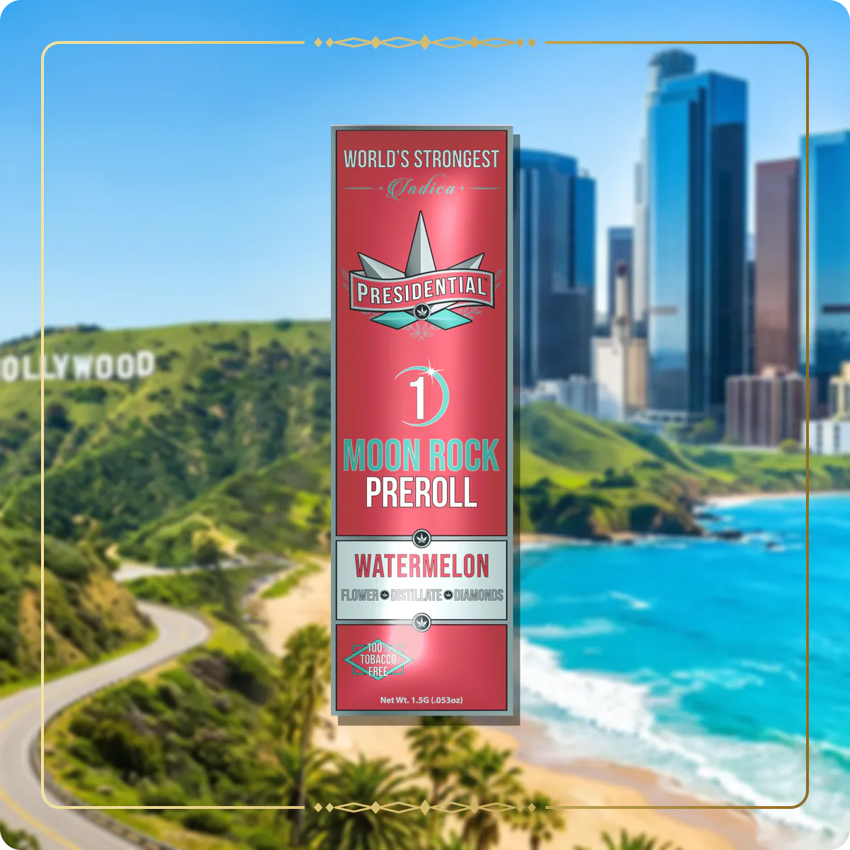 Watermelon Presidential pre-roll for the California Silver page
